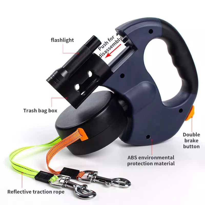 Retractable Pet Leash with Light